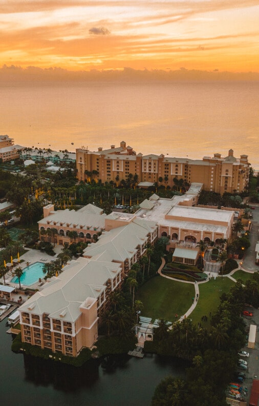 Aerial view of beach